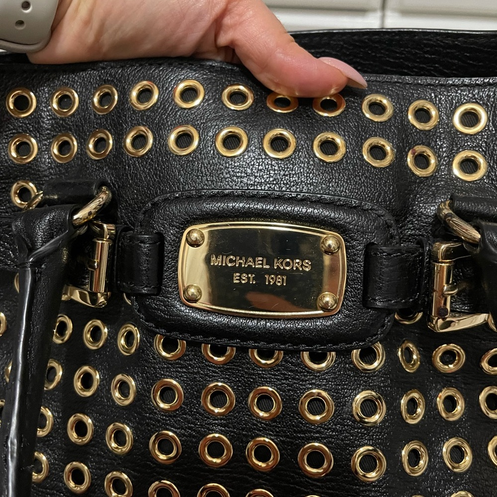Michael Kors leather studded bag - Picture 5 of 9